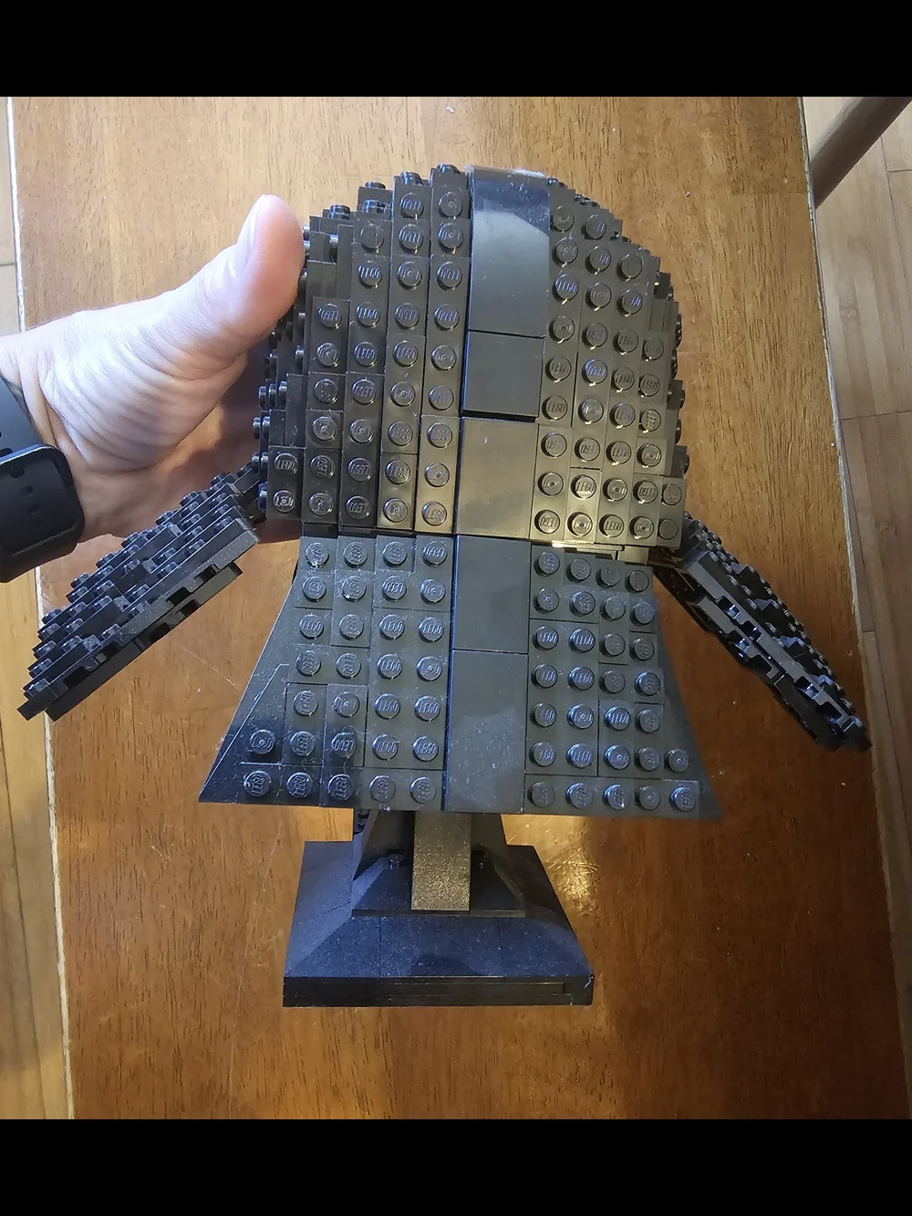 LEGO Star Wars Darth Vader Helmet And Viper Probe Put Together Mostly
